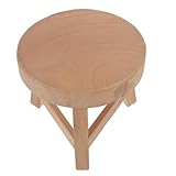 EPIGEIST Pflanzenständer Rund Stabile Blumenhocker Blumentopfhalter Balkon Garten Indoor Robust Natürlicher Pflanzentisch aus