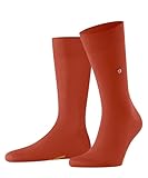 Burlington Herren Socken Lord M So Baumwolle einfarbig 1 Paar, Orange 8039, 40-46