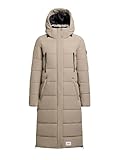 khujo Damen Wintermantel Dani2 Winterjacke Daunenjacke Steppmantel Mantel (DE/NL/SE/PL, Alphanumerisch, M, Regular, Regular, Dani-Greige)