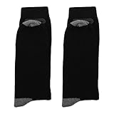 HOLIDYOYO 1 Paar Beheizte Socken USB Aufladbar Doppelseitige Thermostrümpfe aus Baumwolle Wärmesohlen für Winteraktivitäten Fußwärmer für Kaltes Wetter