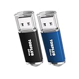 TosMemo USB-Stick, 32 GB, 32 GB, Schwarz/Grün / Roségold/Rot / Hellblau, 5 Stück 32GB Black/Light Blue