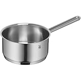 WMF Provence Plus Stielkasserolle 16cm ohne Deckel, Kochtopf klein 1,4l, Milchtopf Induktion, Cromargan Edelstahl poliert, unbeschichtet, backofengeeignet