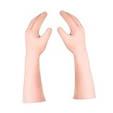FOYTOKI 1Paar Feuchtigkeitsspendende für Trockene Haut Lange Handpflegeabdeckungen aus Sebs Atmungsaktiv Weich und Elastisch für Damen zur Hydratation und Schutz