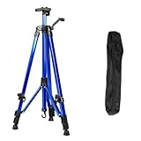 Malerei Staffelei Künstler Stehen Metall Stativ Einstellbare Höhe for Zeichnung Kunst Skizze für Feld(Blue)