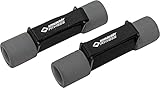 Schildkröt Soft Hantel Set, 2 x 1,0 kg, Schwarz-Anthrazit, in Tragetasche, 960009