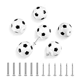 MABAHON 6pcs Sport Fußball Türknäufe Möbelknöpfe Kommode Knöpfe Schrankgriffe Möbelgriffe Kinderzimmer Schrankknöpfe Für Kommode Möbel, Schrank, Mit Schrauben