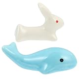 JOINPAYA 2 Stück Keramik Kalligrafie Stifthalter Chinesischer Tuschepinselständer Robuste Schreibtisch Dekoration für Kalligrafie und Arbeitszimmer