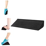 Wadendehner, Schwarz Slant Board Balance Boards, Rutschfest Wadenstrecker Schrägbrett,Squat Wedge Wadendehner für Dehnen Muskeln und Faszien, Kniebeugen und Kreuzheben