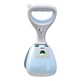 Hundekotschaufel, tragbarer Hundekotgreifer, 31 x 13 cm, Kotaufnehmer, Katzenstreu Picker mit ergonomischem Griff, integrierte Aufbewahrungstasche für die Reinigung im Freien