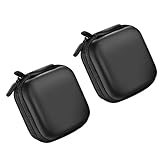 2 Stück Kopfhörer Tasche Case, Kopfhörer Hülle Mini Aufbewahrungstasche Tragbarkeit Multifunktionell In Ear Headphones Hardcase Klein Schutztasche