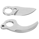 SEWACC 2 Stück Ersatzklingen aus Kohlenstoffstahl für Elektrische Gartenscheren Austauschbares Schneidwerkzeug Kompakt und Bruchfest für Garten und Obstbaumschnitt