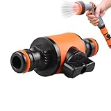 Wasserschlauchanschluss, Schlauchadapter für Gartenschlauch|Schlauchkupplungs-Schlauchanschlüsse - Absperrventil, Doppelwege-Schnellverbinder, Gartenschlauchanschlüsse für die Bewässerung, Bewässeru