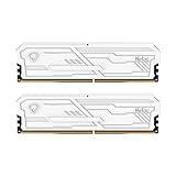 Netac DDR4 RAM 32GB (2x16GB) 3200MHz Kit CL16-20-20-40 1.35V, 288-Pin UDIMM Desktop-Speicher, XMP 2.0 High Performance Computer-Speicher-Weiß