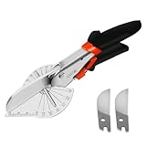 GARTOL Gehrungsschere-Gepäck Schere zum Winkel Schneiden von Formteilen und Zierleisten, zwischen 45 und 135 Grad, kann für Handwerkzeuge zum Schneiden von Kork, Kunststoff, PVC