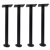 Verstellbare Möbelbeine, Schwarz, 28 cm, perfekt für Bett, Sofa, Esszimmer, Wohnzimmer, Stützfüße für Heimdekoration und einfache Installation, 4 Stück