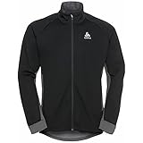 Odlo Herren Langlauf Jacke BRENSHOLMEN, black - new odlo graphite grey, S