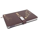 SEWACC Business Notizbuch mit Monatsregister für Tägliche Termine Leicht Tragbar Vielseitig Einsetzbar für Büro Reisen und Persönliche Notizen