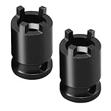 Winkelschleifer-Aufsatz, 1,27 cm Stecknuss-Adapter, 4-poliger Schraubenschlüssel für kabellose Stöße, Werkzeugentfernungswerkzeug, Stecknuss-Adapter, 2 Stück