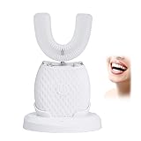 Elektrische Zahnbürste, intelligente elektrische Zahnbürste, 360° U-Form, Tiefenreinigung, praktische USB-Aufladung, Mundpflege für Familie und Reisen