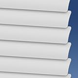 Mattes Weiß Aluminium Jalousie Verdunkelungsrollo Seitenzugrollo Plissee Schalusie Fenster Jalousien Sonnenschutzrollos Für Haus/küche/büro,Individuell Gestaltbar (55×130cm)