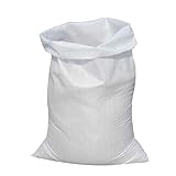 PP Gewebesäcke Laubsack Getreidesack Sandsack Pflanzsack Säcke Gewebesack Sandsäcke für Hochwasser - 17 Größen (70 x 110 cm - 10 Stück)