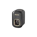 MEIJMJIA-MH Zahnpastaspender zur Wandmontage, automatischer Zahnpastaspender, wasserdicht und staubfrei (dunkelcyan) (grau)