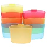 Veemoon Kunststoff Teebeutelhalter Teebeutelhalter Zum Aufhängen Kekshalter für Tassenbecher Für Becher Für Tasse Teebeutel Ablageschale (8 Stück)