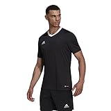 adidas, Entrada22, Fussball T-Shirt, Schwarz, L, Mann