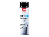 APP Rally Color Spray - Sprühlack schwarz glänzend | Acrylfarbe schwarz im Spray | Lackspray schwarz glänzend für alle Oberflächen mit hoher Deckkraft | Schnell trocknend | Schwarz glänzend | 500 ml