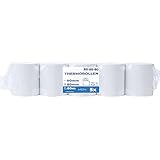 THERMALKING Thermorollen 80mm x 80m x 12mm [für Bondrucker wie Epson, IBM & co.] - Bonrollen 80x80x12 Thermo - Kassenrollen Thermopapier - Geeignet für Drucksysteme mit Papierbedarf bis 80m (5 Stk)