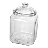 INOOMP Kleiner Pet Vorratsbehälter Quadratisch mit Luftdichtem Deckel Transparenter Kunststoff Aufbewahrungstopf für Kaffee Trockenfrüchte und Snacks Bpa Frei Stapelbar und Einfach zu