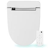 VOVO VB-4000SE Elektronischer Smart Bidet Toilettensitz, Länglich, Selbstreinigende Düse aus Volledelstahl, Nachtlicht, Desodorierung, umweltfreundliche Energieeinsparung, beheizter Sitz, aus Korea