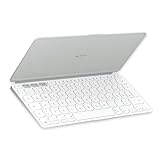 Logitech Keys-To-Go 2, mobile kabellose Tastatur für iPad mit integriertem Schutzcover, schlanke und kompakte, für iPad, iPhone, Mac und Apple TV, einfacher Gerätewechsel, DEU QWERTZ-Layout - Hellgrau