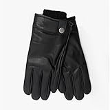 Jack & Jones Richard Solid Herren PU-Handschuhe, Schwarz, Größe L/XL