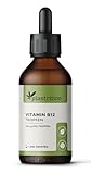 plantrition Vitamin B12 Tropfen - 1250 Tropfen je 100µg - Beide Aktivformen (Methyl- & Adenosylcobalamin) ohne Alkohol, vegan & hergestellt in DE 50ml