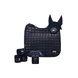 LeMieux Rhone Dressurschabracke Navy Vintage-Look HW/22, Größe:L