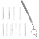Rasiermesser Herren, Rasiermesser mit Wechselklinge, Salon und Heimgebrauch mit 10 Effiliermesser Haarrasierkamm, Rasierer Herren, Rasiermesser Set, Straight Razor, Rasiermesser Klingen