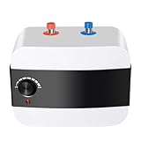 SICHENSH 6L Untertischboiler, 1500W Untertischspeicher Druckfest, Wandmontage Elektrospeicher Warmwasserspeicher, Druckfest Kleinspeicher für Waschbecken, Küche und Badezimmer, 30-65℃