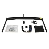 RIDIGO Anhängerkupplung abnehmbar für Volkswagen Touran 1 I 1T außer Cross 03/2003-09/2015 mit universalem E-Satz 13-polig