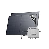 ECOFLOW STREAM Balkonkraftwerk, 800 W Mikrowechselrichter 0% VAT, 2 × 520 W PV Solarpanels, WLAN & App-Steuerung für Balkon, Garten, Dach, Wandmontage
