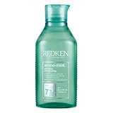 Redken Haarshampoo für fettige und gereizte Kopfhaut, pH-Wert ausgleichend, Mit Minze und Amino Acid Komplex, Amino Mint Shampoo, 1 x 300 ml