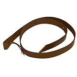 PFIFF 004334 Tie-Strap, Sattelgurt, Westernsattelgurt, Westernsattel, Westernreiten, Leder, braun, ca. 180 x 3,5cm