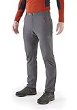 RAB Herren Incline AS Pants mittelschwere windabweisende Softshellhose zum Wandern und Klettern, Graphen, XXL/86 cm Entrepierna