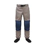 Raprance Atmungsaktive Wathose mit hohem Bund, zum Angeln, Wathose, Blau, L