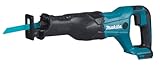 Makita DJR186ZK Akku-Reciprosäge 18 V im Transportkoffer (ohne Akku, ohne Ladegerät), Türkis;schwarz, ohne Ladgerät im Transportkoffer