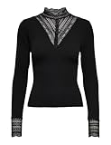 ONLY ONLTILDE L/S HIGH Neck LACE TOP JRS NOOS