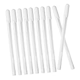 Veemoon 10 Stück Weiße Marker Stifte Wasserfeste Hochlichtmarker für Kreative Projekte für Künstler und Designer für Schwarze Untergründe und Präzises Arbeiten