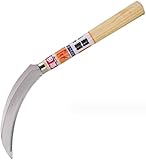 Halbmondförmige Sichel aus Edelstahl für den Garten, 160 mm (A)