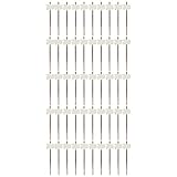 Roségoldene Papierstrohhalme, elegant, langlebig, ungiftig, Einweg-Trinkhalme für Hochzeit, Geburtstag, Party, Babyparty, 50 Stück mit Kartenaufklebern