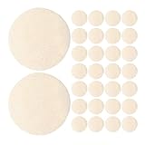 ELAYARD Natürliche Luffa Gesichtspeeling Pads 50 Stück 56X56cm aus Luffa Scheuerschwamm für Sanfte Hautpeeling Dusche Körperpflege Wiederverwendbare Reinigungspads für Damen und Herren